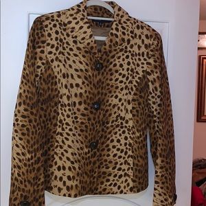 Brand New Jones New York Animal print jacket